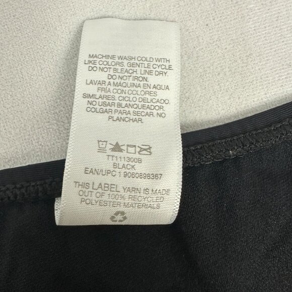 Time And Tru Womens High-Waisted Bikini Bottom Black Brown White S (4-6) - Picture 3 of 4